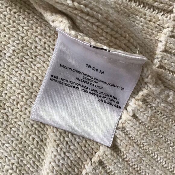 Old Navy Cable Knit Shawl Cardigan Sweater - Picture 4 of 6